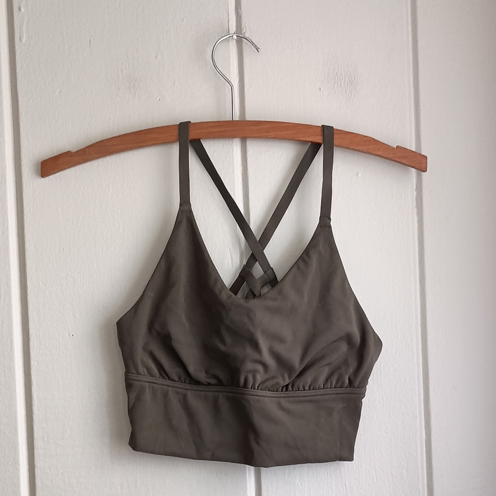 Aerie Olive Green Sports Bra